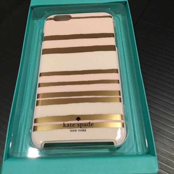 Kate Spade Capri Stripe Hardshell iPhone 6+ (G) - Picture 3 of 6